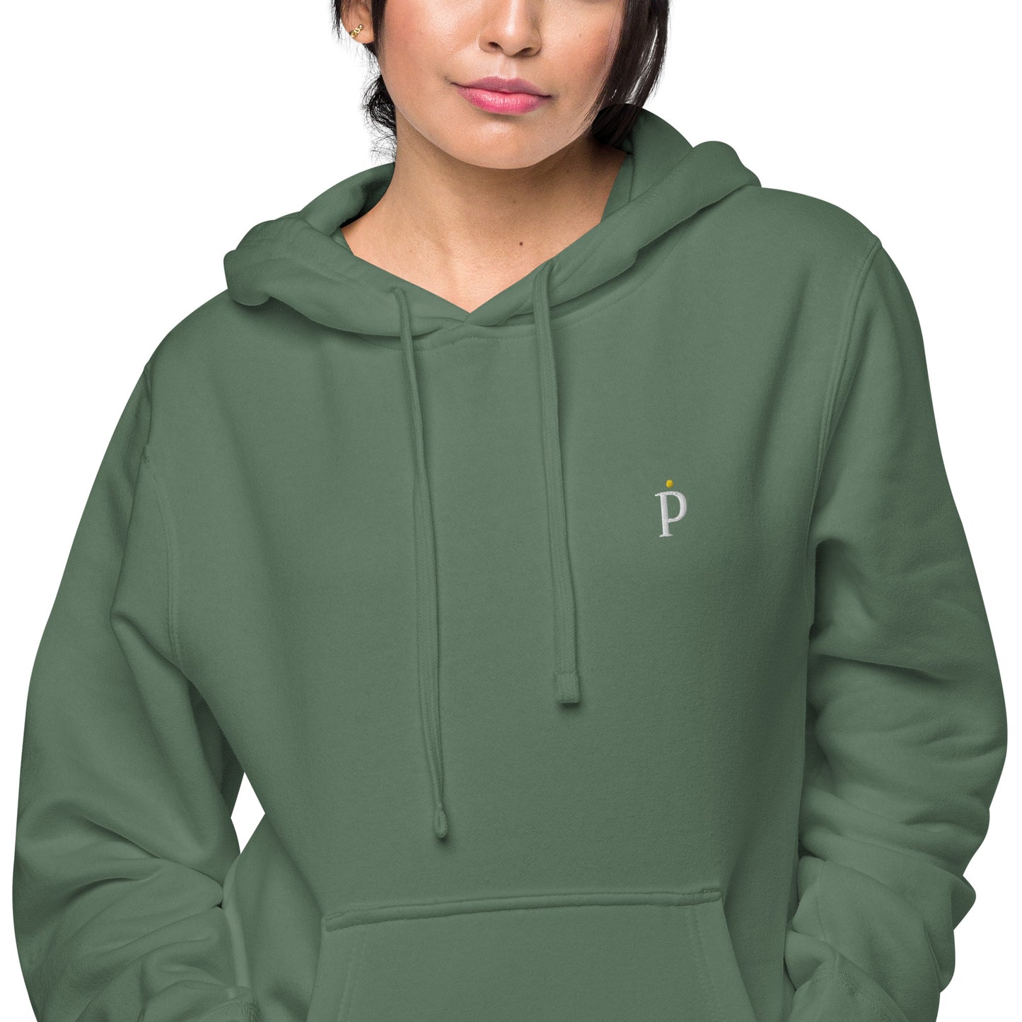 Unisex pigment-dyed hoodie