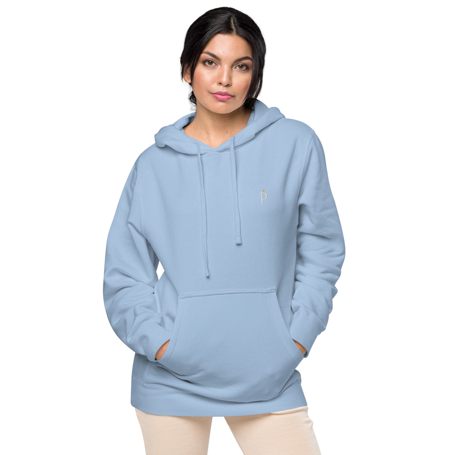 Unisex pigment-dyed hoodie