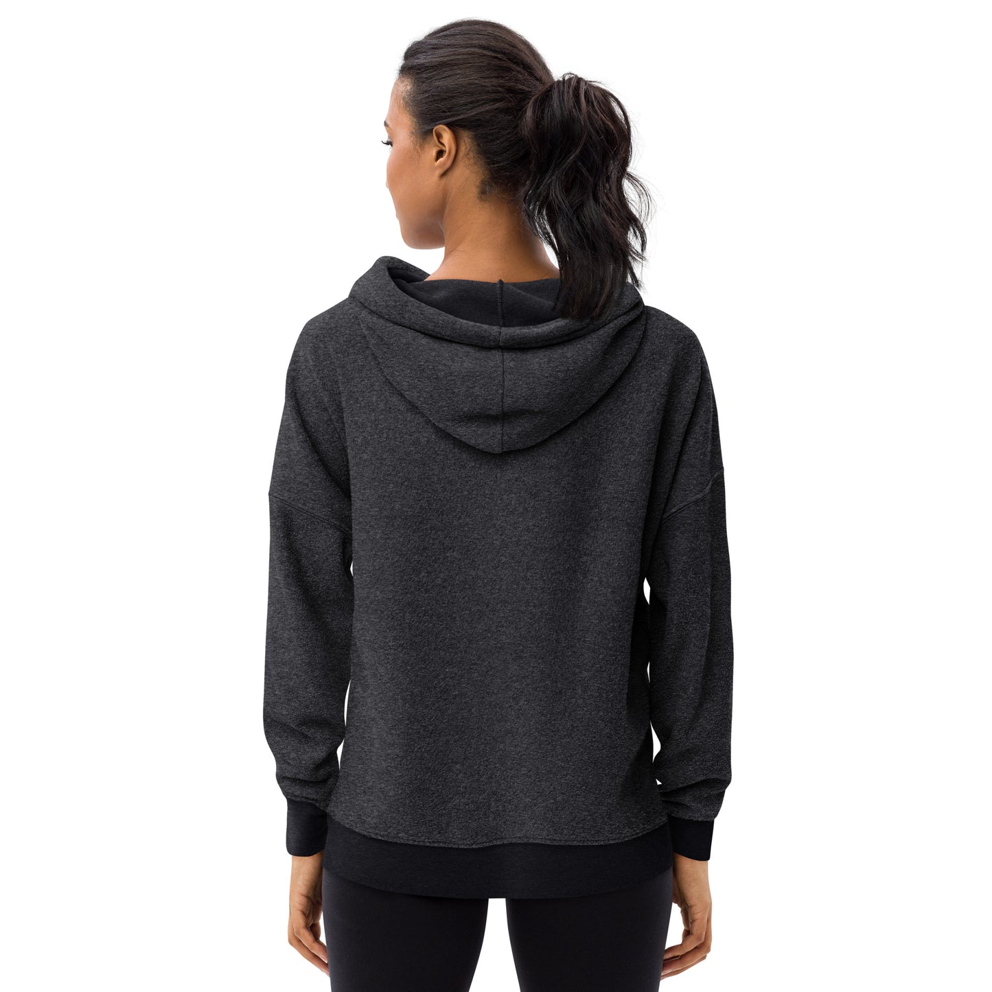 Unisex sueded fleece hoodie