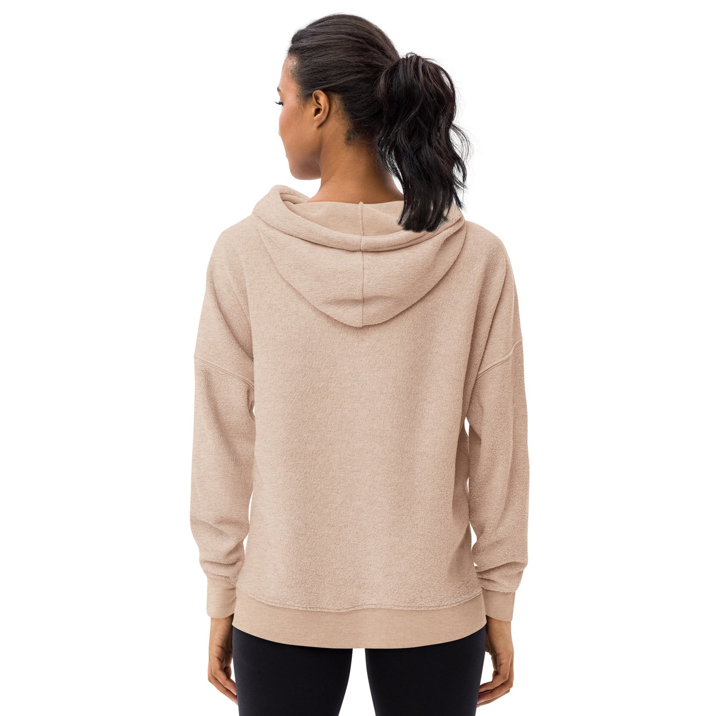 Unisex sueded fleece hoodie